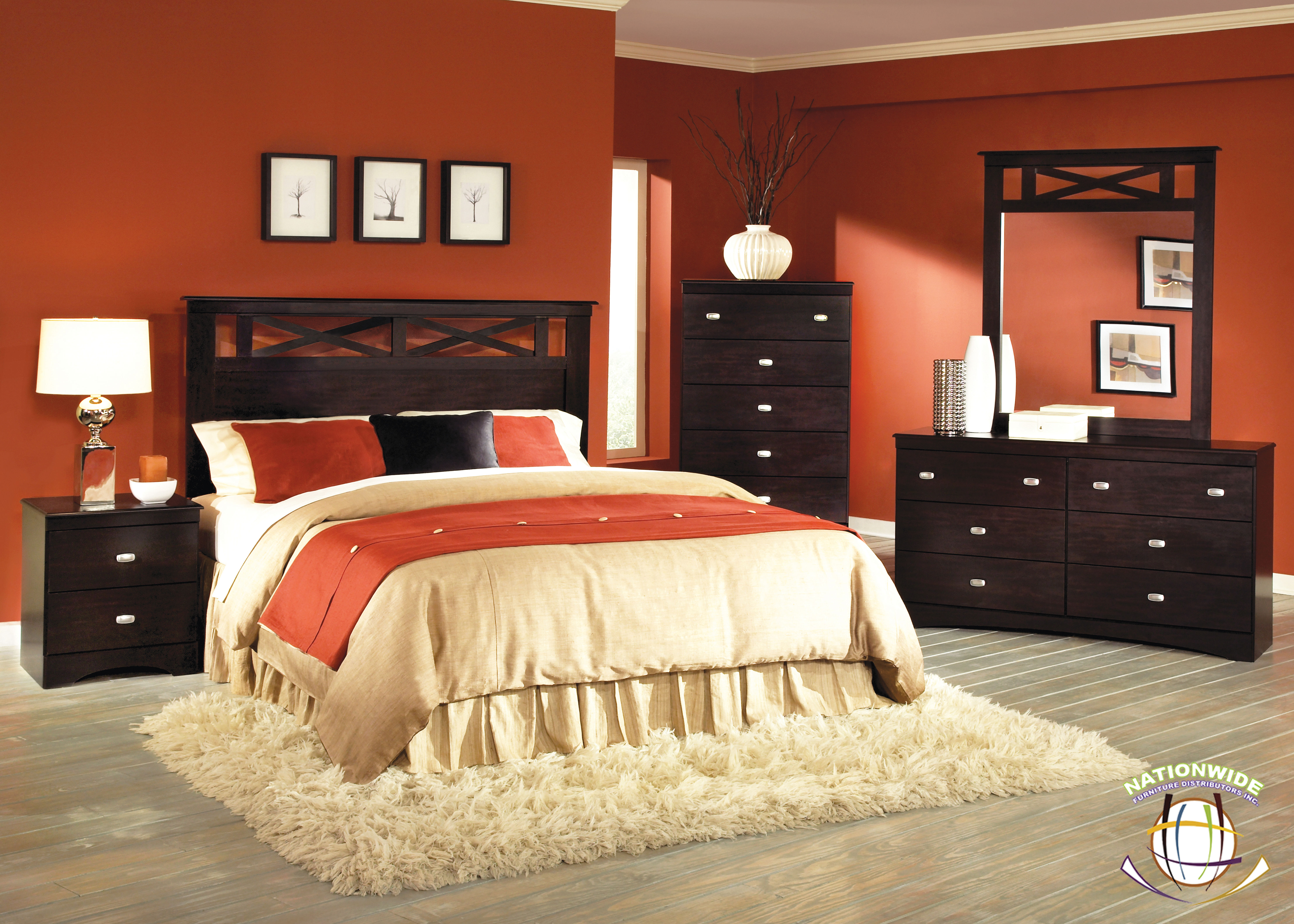 B510 (Queen/Full Panel Headboard)