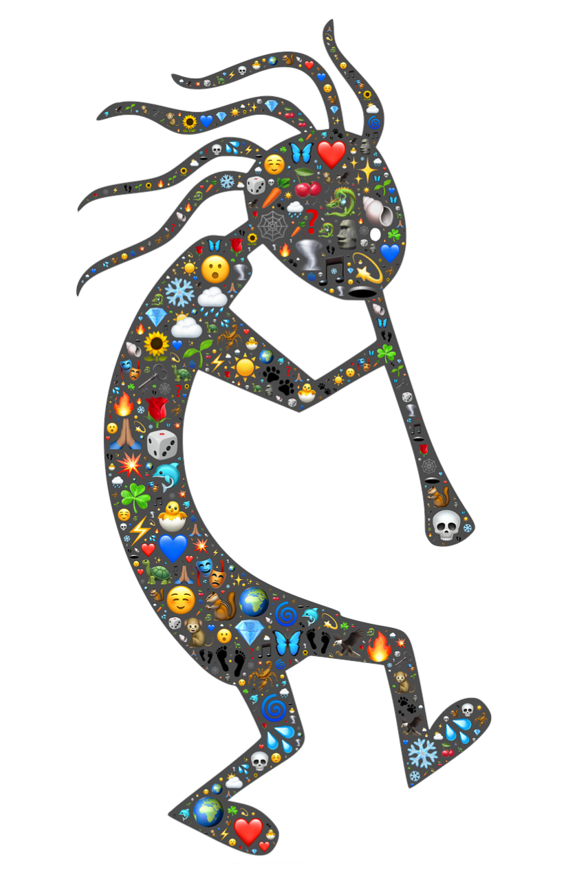 Pixabay Kokopelli Šotek Symbol - Obrázek zdarma