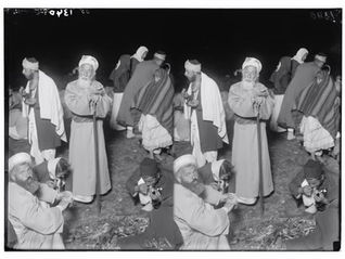 צילומים של חג הפסח השומרוני בהר גריזים (1917)