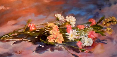Floral Fantasia, Patricia Corbett, Oil, 