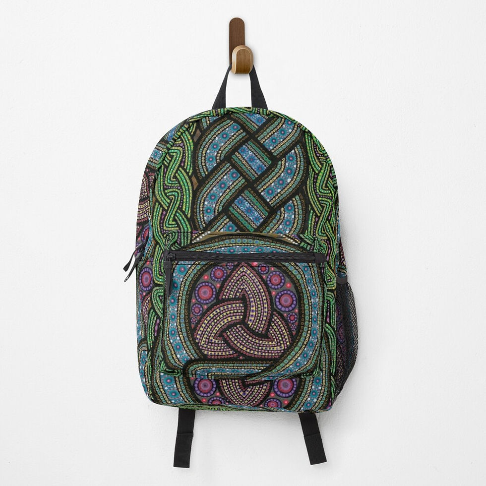 Celtic Knot Backpack | Dr Kim's Fine Arts