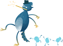 フルートを演奏