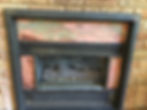 copper & steel fire place