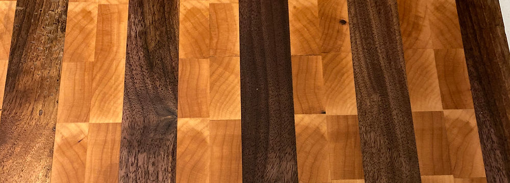 End-grain cutting boards