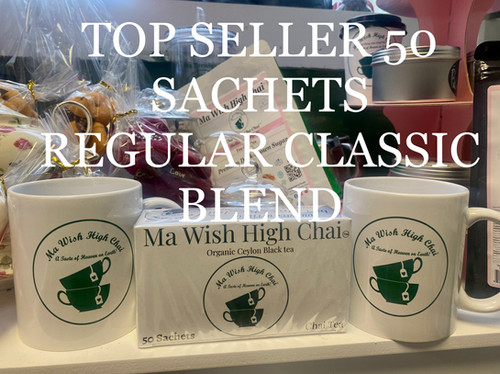 30-Sachet Classic Regular Premium Chai – Organic High-Strength Tea | Ma Wish High Chai™