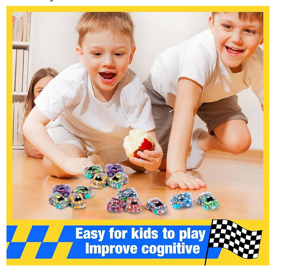 Thumbnail: 4 Mini Pull Back Car for Party Favors Mini Race Pull Back Toys Car Birthday Good