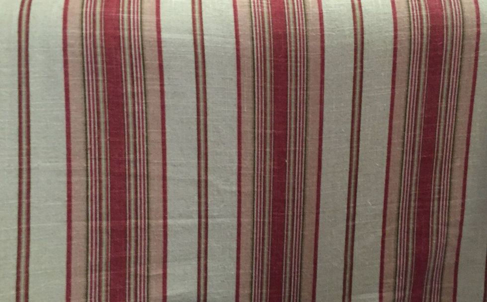Red, Pink, Green, & Cream Stripe