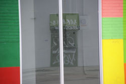 reflected