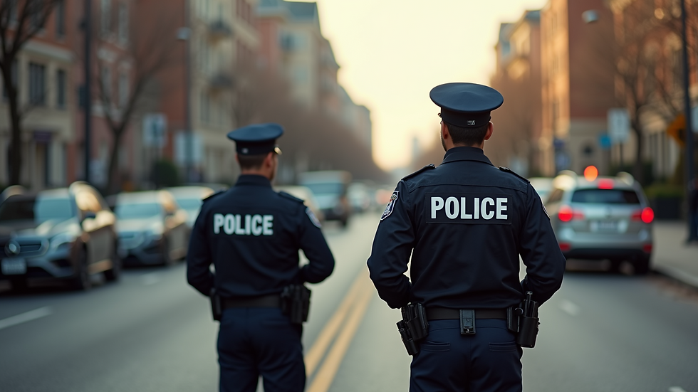 Eye-level view of community policing initiative