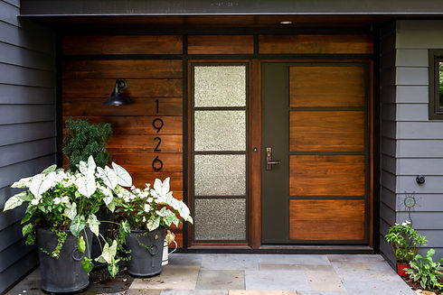 Luxury custom home exterior