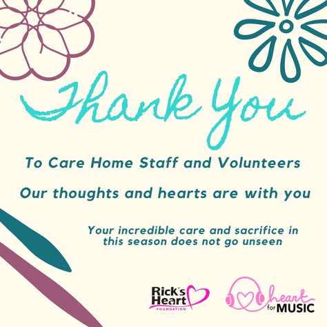 Thank You To Our Care Home Staff