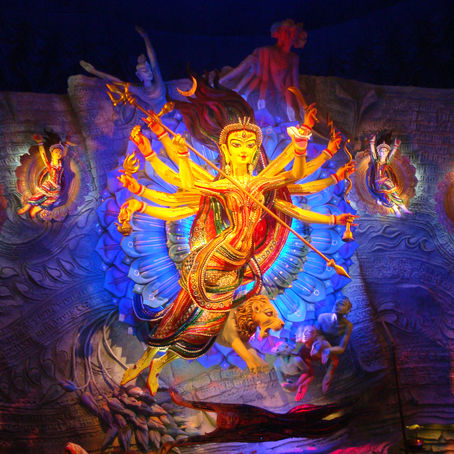 Grandeur of ‘Durga Puja’– at Kolkata & Mysuru