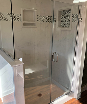 Semi-Frameless Shower Doors