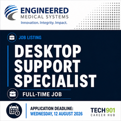 Desktop Support Specialist job outcome reporting for Tech901.