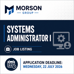 Systems Administrator I job listing by Morson Group.