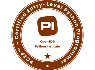 Certified Entry-Level Python Programmer