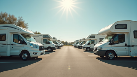Stellplätze für Wohnmobile: 50, 80 und 120 qm