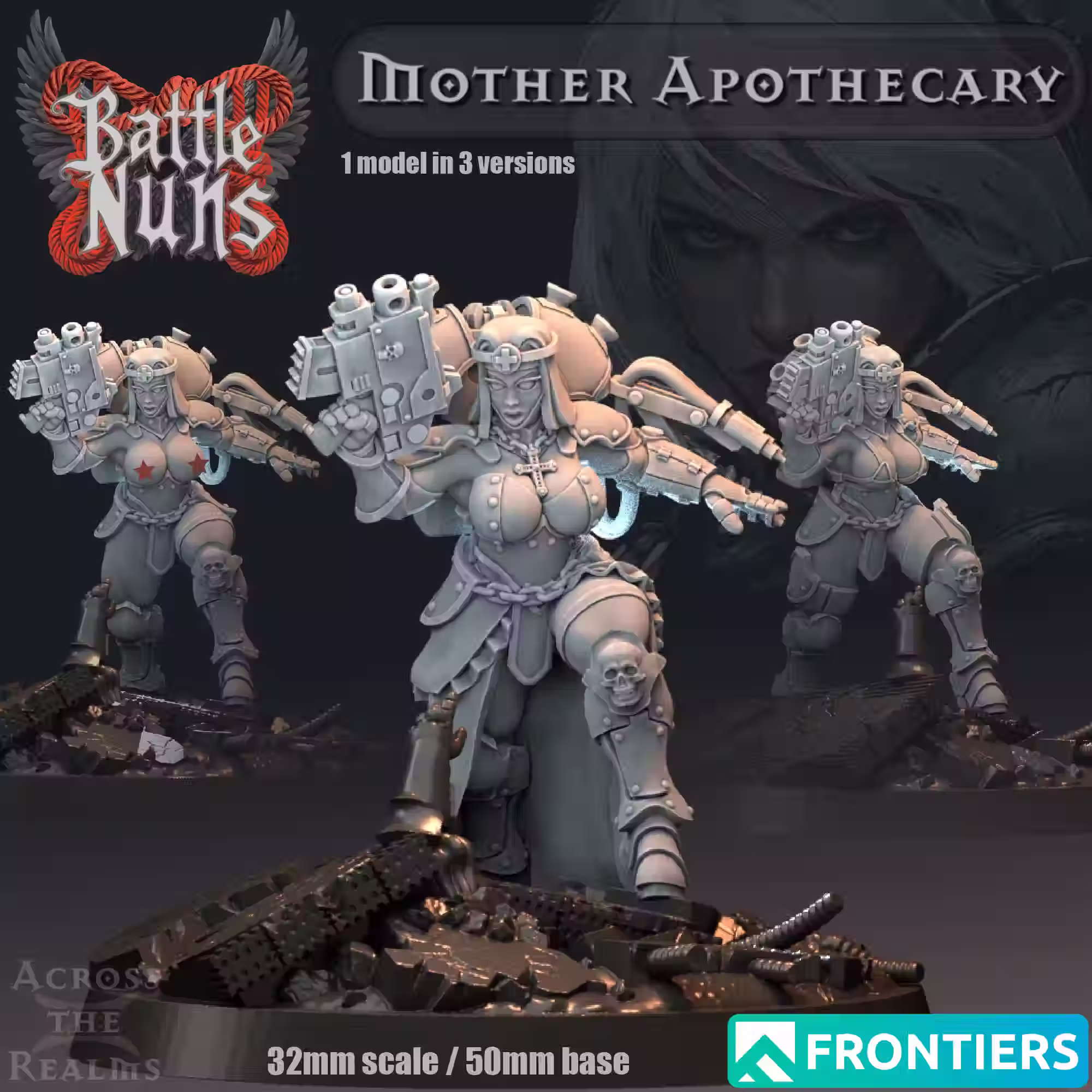 Across the Realms Battle Nuns Mother Apothecary