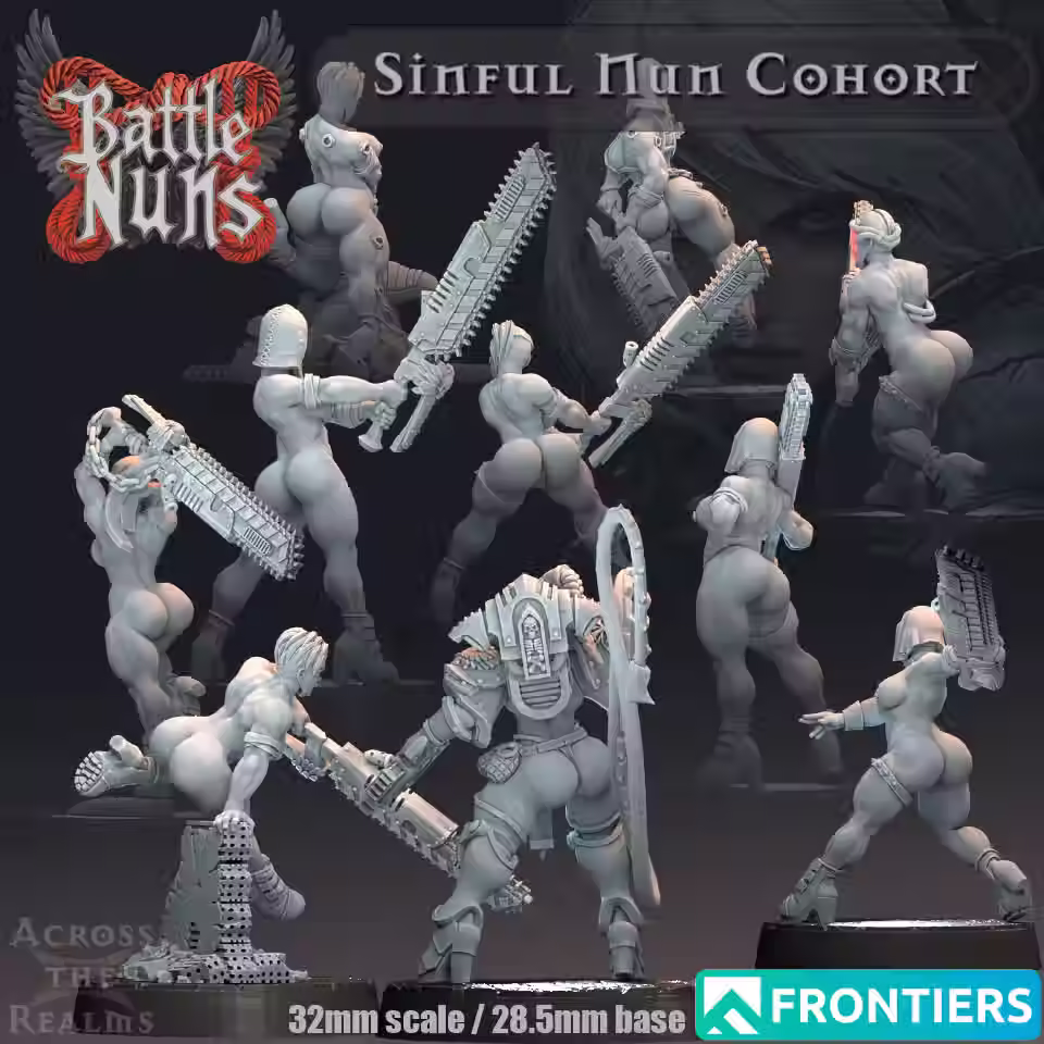 Thumbnail: Across the Realms Battle Nuns Sinful Cohort