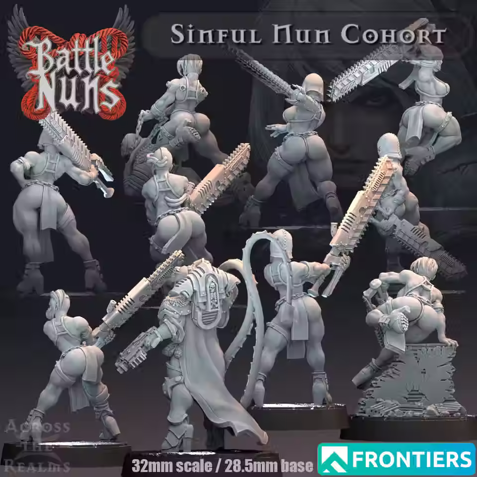 Thumbnail: Across the Realms Battle Nuns Sinful Cohort