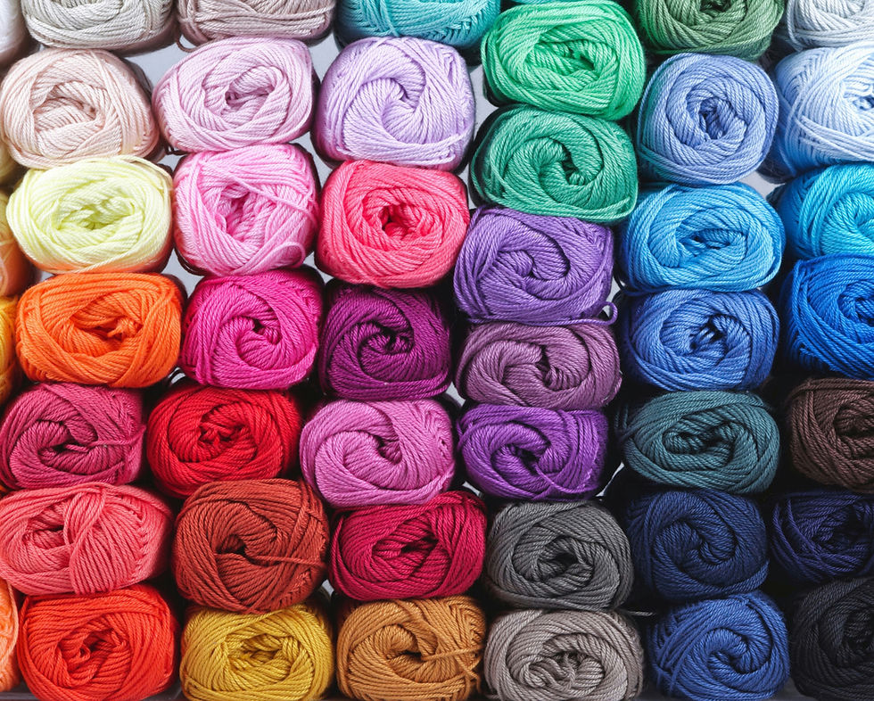 Fils de différentes couleurs