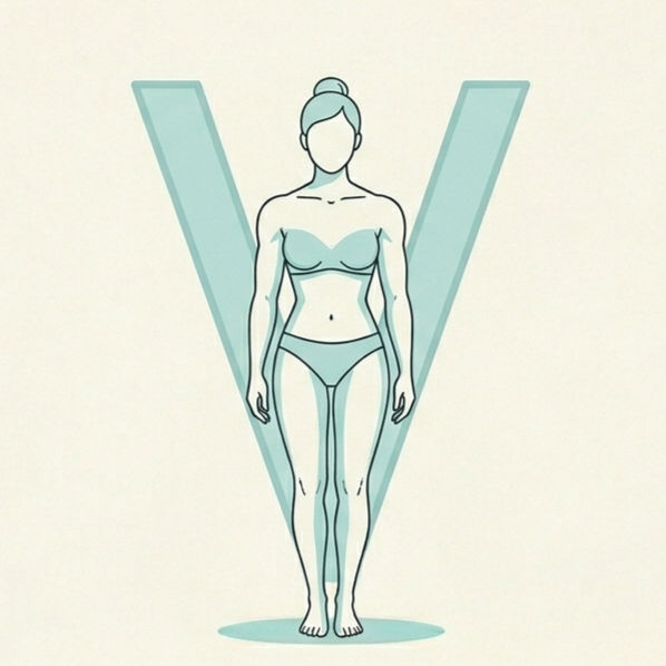 Illustration de silhouette en X