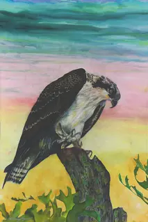 Osprey Domain, original silk painting 1.webp