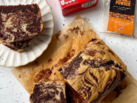 Chocolate & Vanilla Marble Cake Recipe