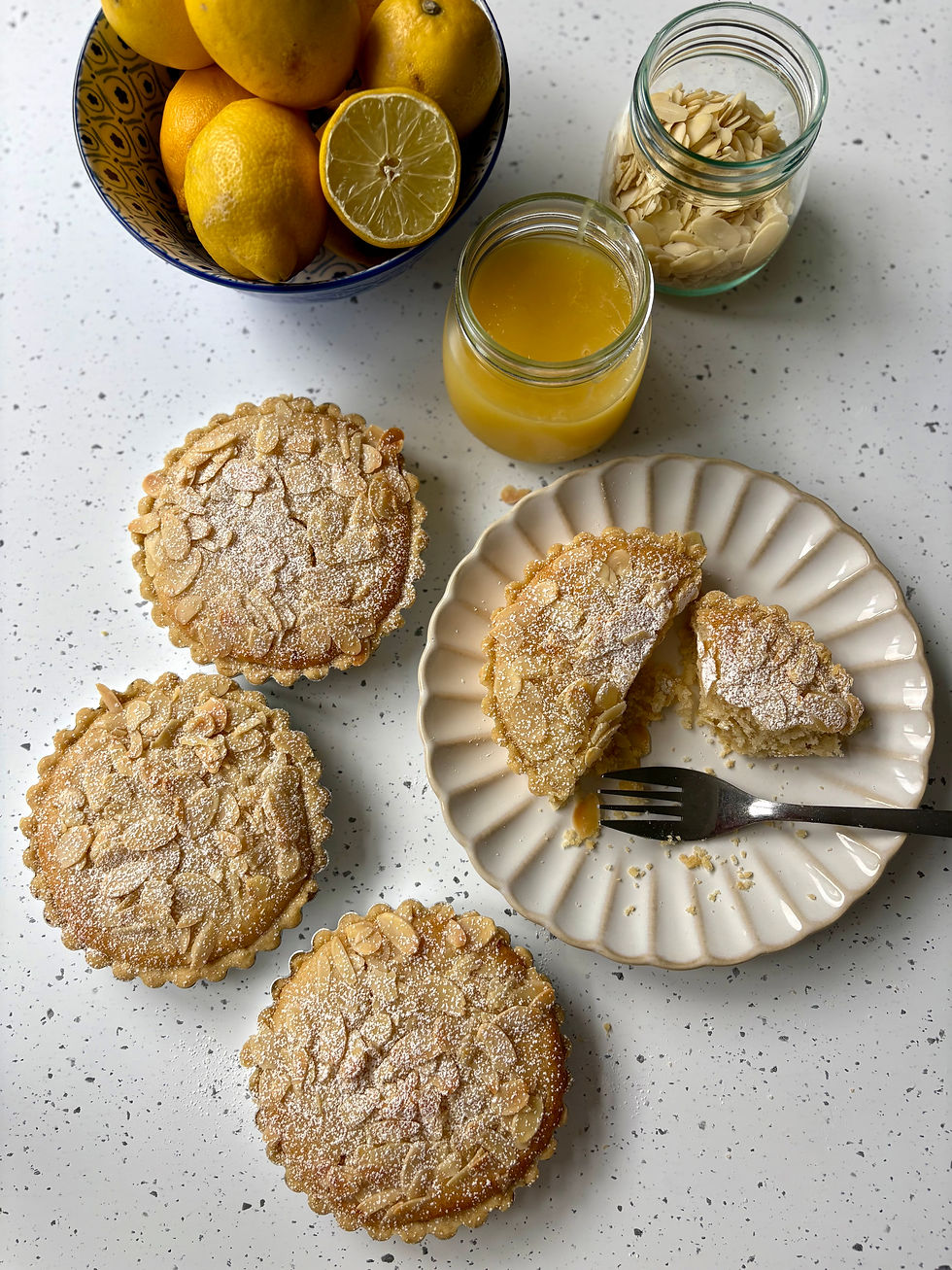 Lemon & Almond Bakewell Tarts Recipe