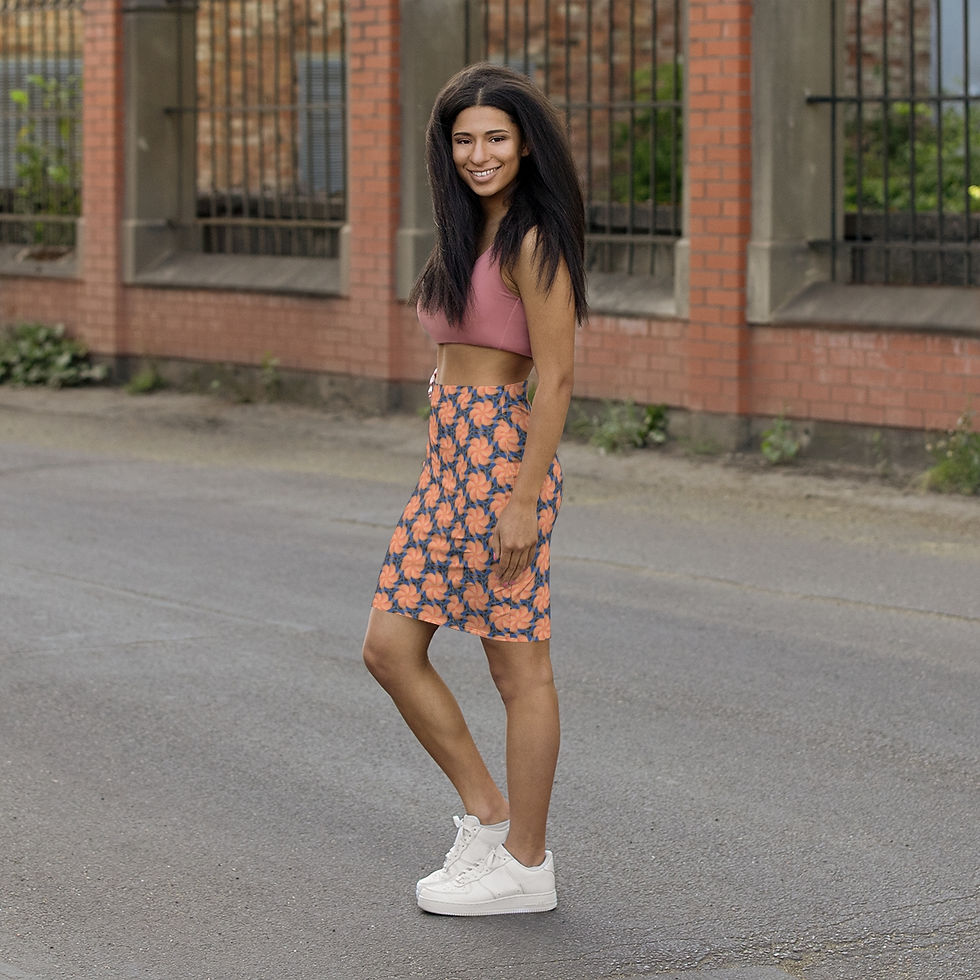 Thumbnail: Women's Ravenna Mid-Waist Pencil Skirt 