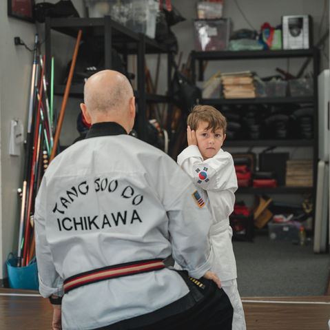 Beginner martial arts training for kids and adults