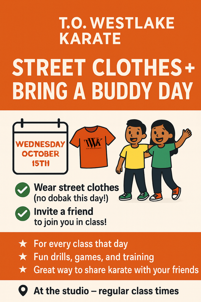 Street Clothes + Bring A Buddy Day