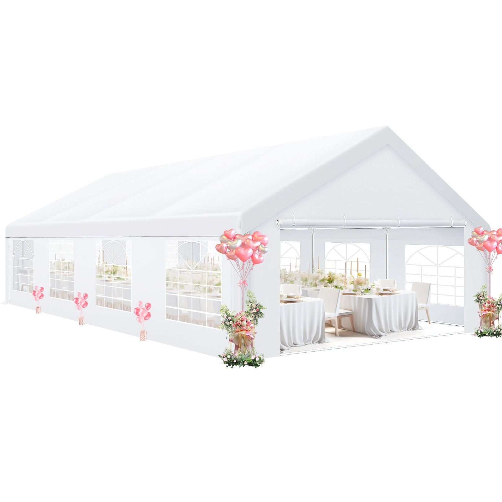 20x30 Heavy Duty Party Tent with Sidewalls