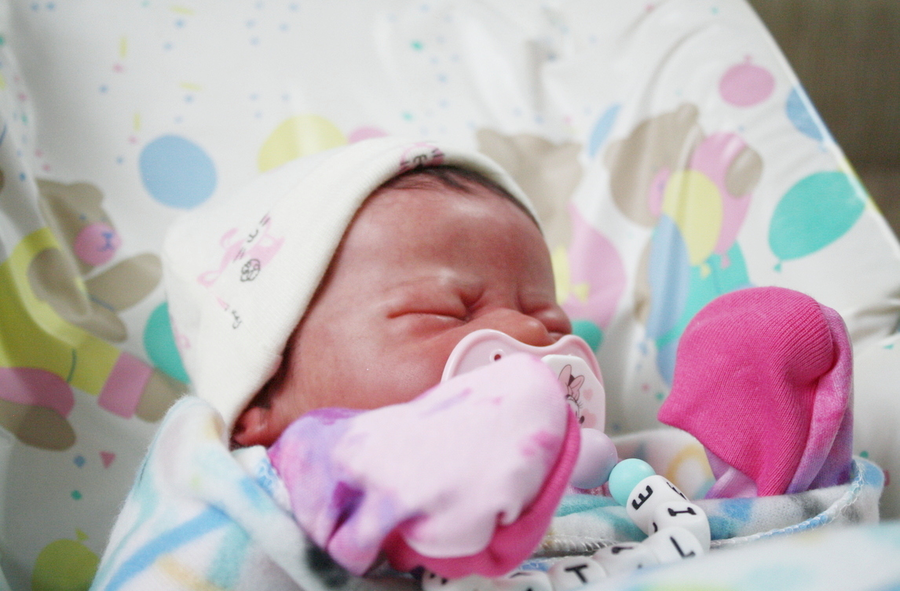 Shows one of my reborn dolls that I made