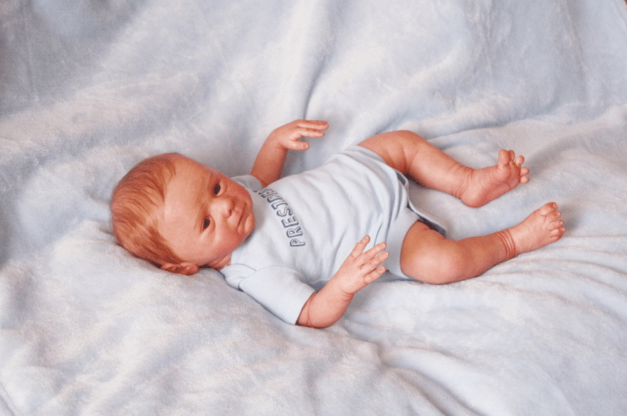 Shows one of my reborn dolls that I made