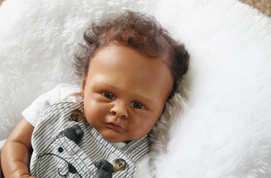 Shows one of my reborn dolls that I made