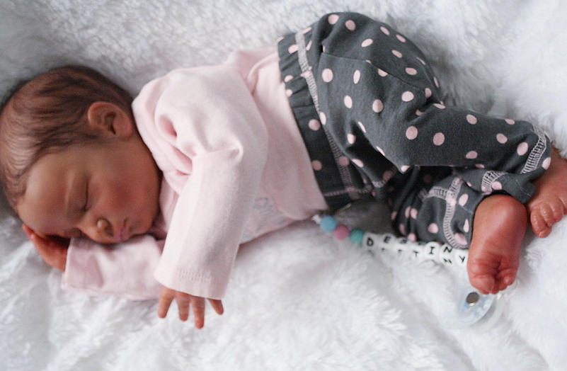 Shows one of my reborn dolls that I made