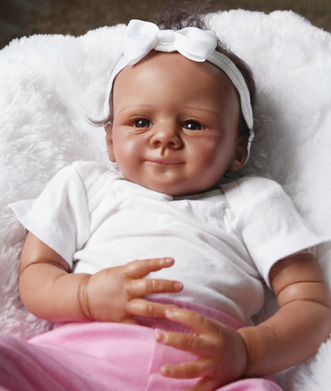 Shows one of my reborn dolls that I made