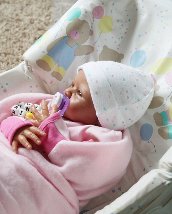 Shows one of my reborn dolls that I made