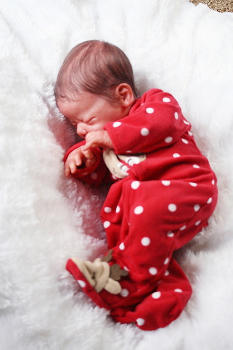 Shows one of my reborn dolls that I made