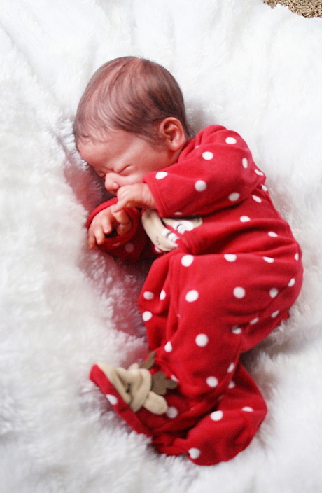 Shows one of my reborn dolls that I made