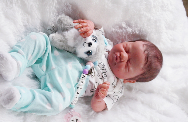 Shows one of my reborn dolls that I made
