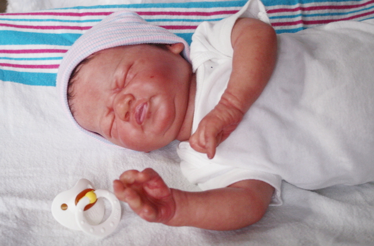 Shows one of my reborn dolls that I made