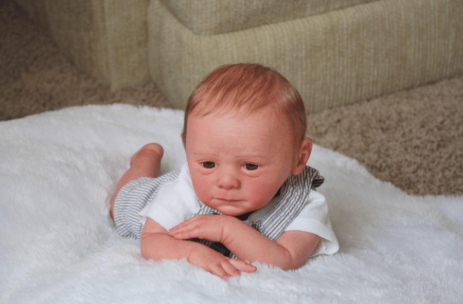 Shows one of my reborn dolls that I made