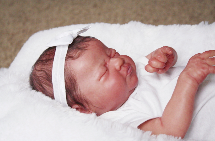 Shows one of my reborn dolls that I made
