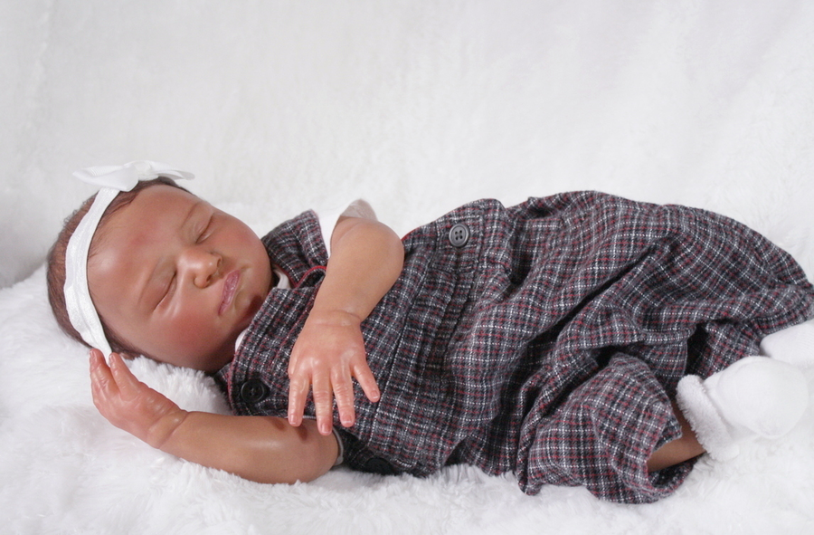 Shows one of my reborn dolls that I made