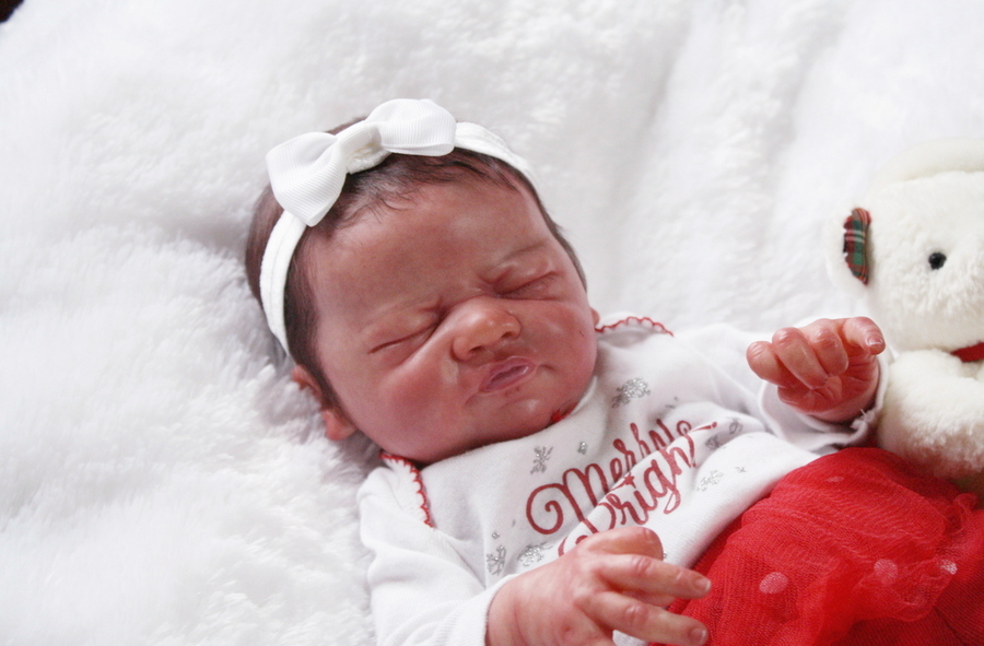 Shows one of my reborn dolls that I made