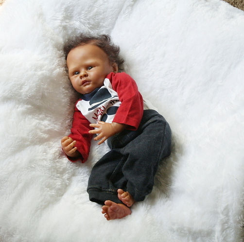 Shows one of my reborn dolls that I made