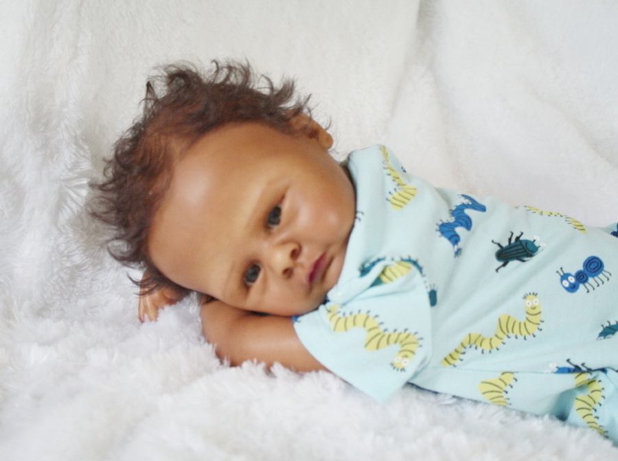 Shows one of my reborn dolls that I made