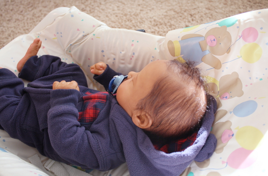 Shows one of my reborn dolls that I made